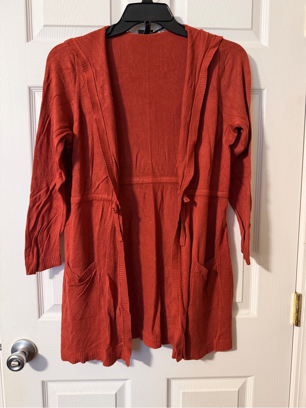Torrid Rust Open-Front Hooded Cardigan Size 0x